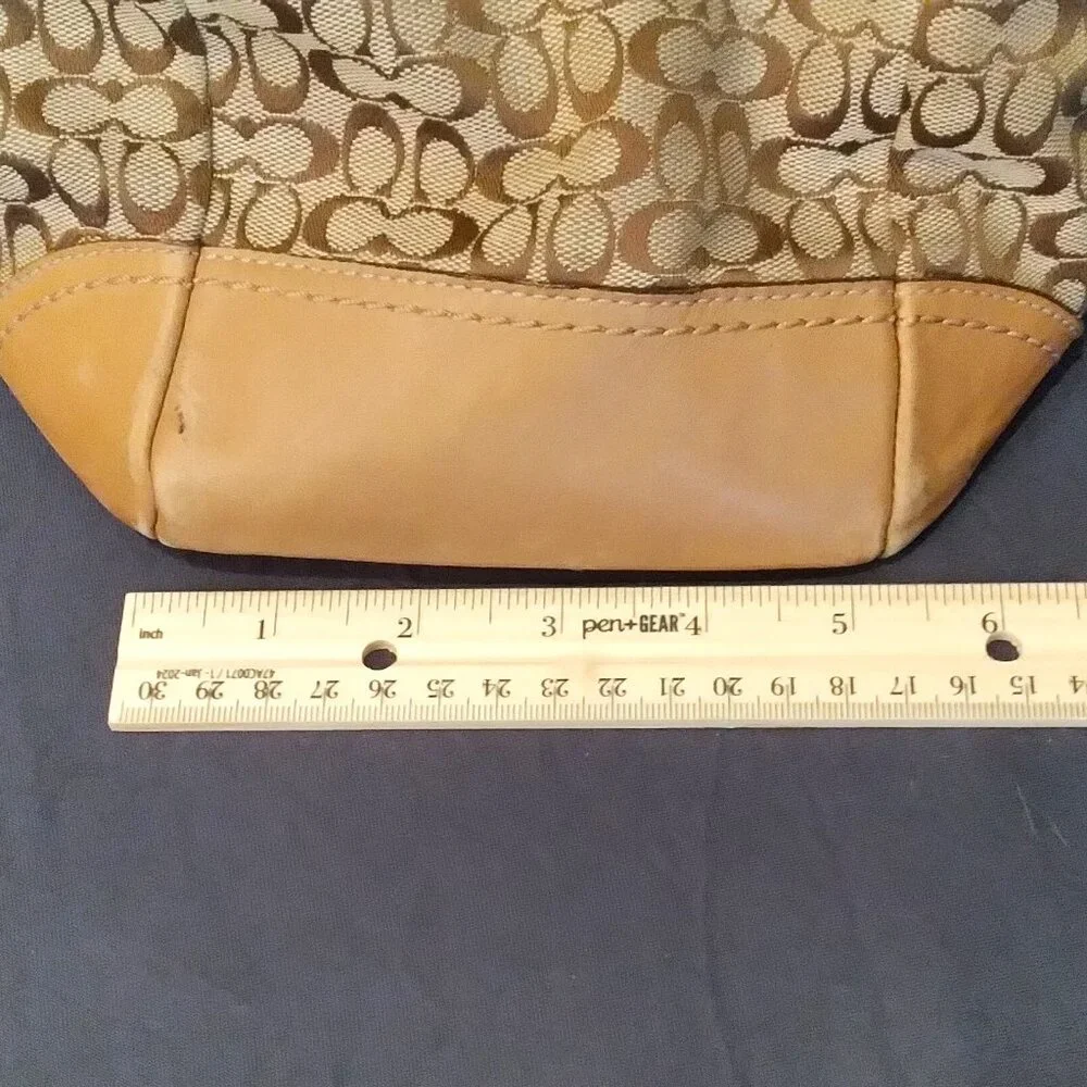 Coach Signature Diaper or Tote Bag No. J1176-F77156